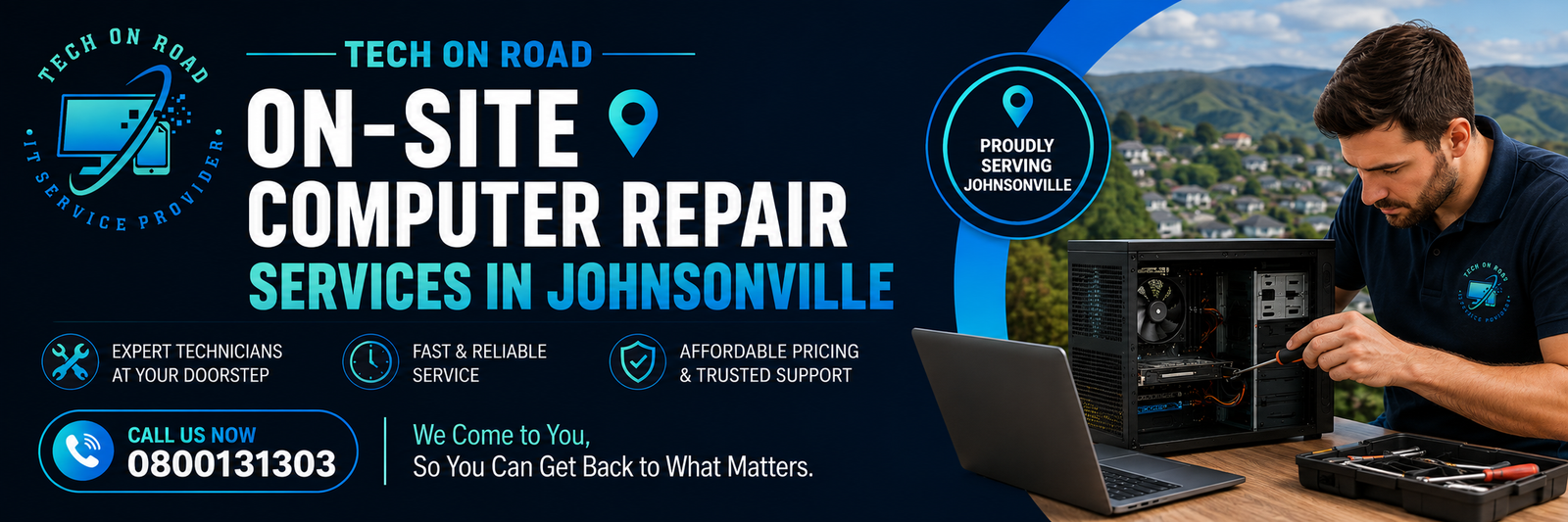 On-site Computer Repair Services in Johnsonville