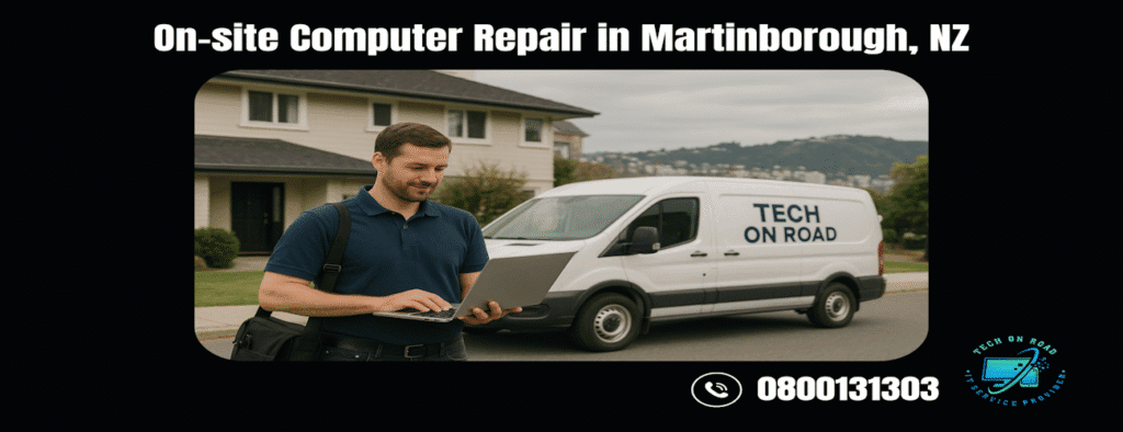 On-site Computer Repair in Martinborough, NZ