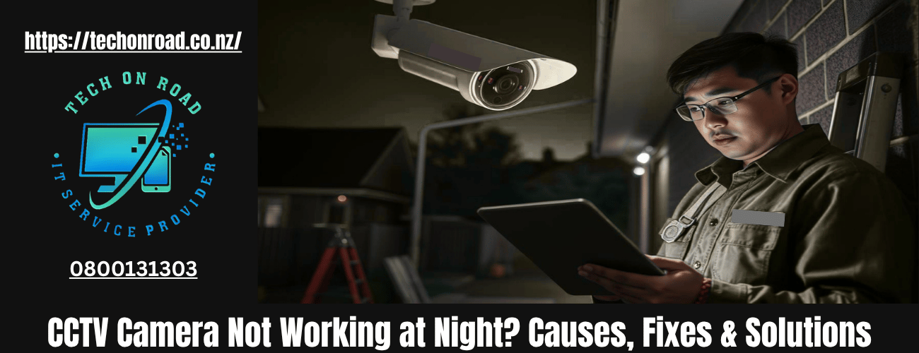 CCTV Camera Not Working at Night Causes, Fixes & Solutions