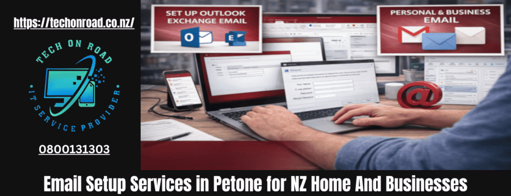 Email Setup Services in Petone for NZ Home And Businesses