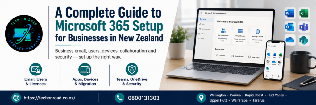 A Complete Guide to Microsoft 365 Setup For Businesses in New Zealand