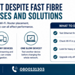 Slow Internet Despite Fast Fibre: Common Causes and Solutions