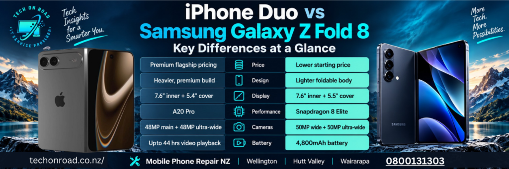 iPhone Duo vs Samsung Galaxy Z Fold 8