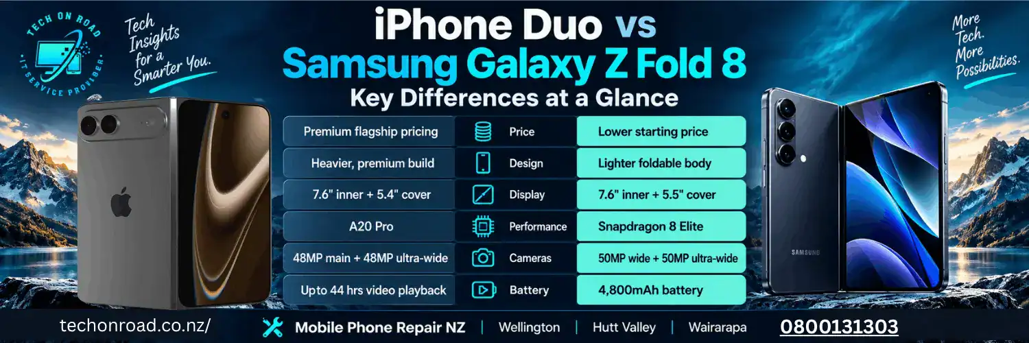 iPhone Duo vs Samsung Galaxy Z Fold 8